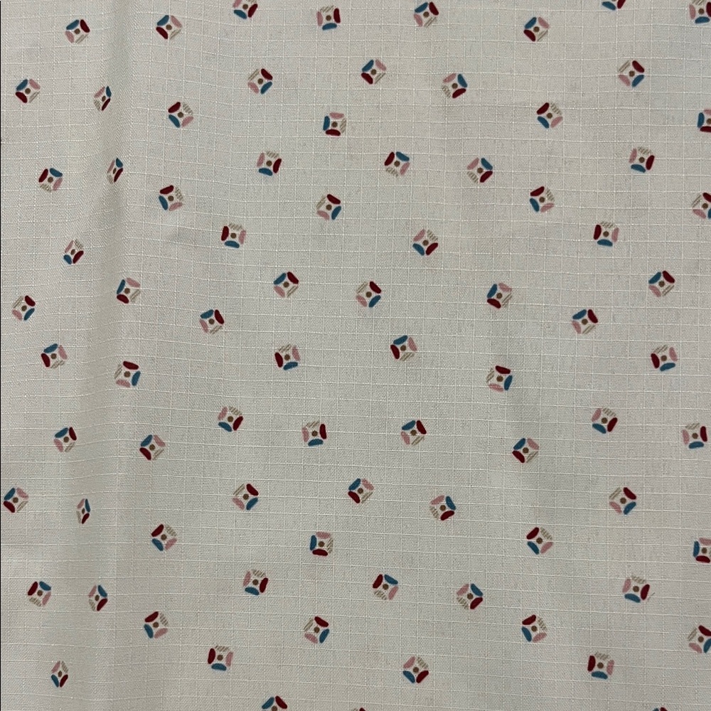 Alfani Off-White Patterned Button Down Shirt - image 3